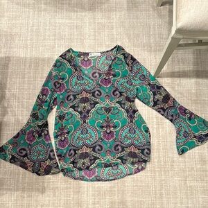 Colorful Paisley Women's Top